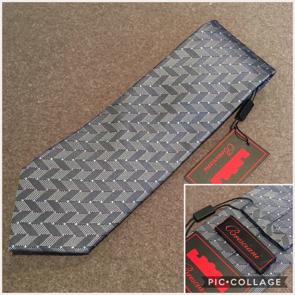 Bresciani 100% Silk Handmade Tie